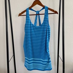 Patagonia Striped Tank Top Fitness Shirt Extra Large XL